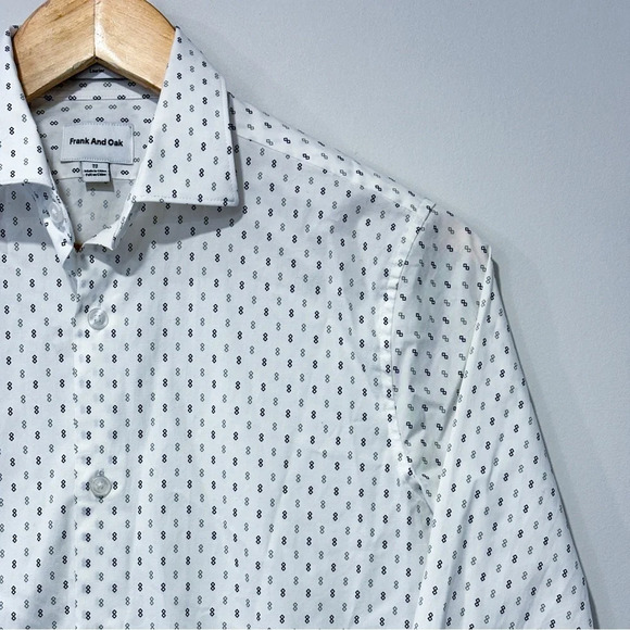 FRANK & OAK Laurier White  Shirt - Picture 3 of 6